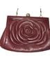 Brighton Burgundy Leather Clutch One size - photo 1