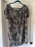 BCBGeneration 100% Polyester Floral Black White Casual Dress Size M - photo 10