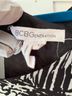 BCBGeneration 100% Polyester Floral Black White Casual Dress Size M - photo 3