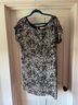 BCBGeneration 100% Polyester Floral Black White Casual Dress Size M - photo 6