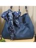 Coach 100% Leather Solid Blue Leather Shoulder Bag One size - photo 4