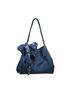 Coach 100% Leather Solid Blue Leather Shoulder Bag One size - photo 1