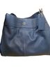 Coach 100% Leather Solid Blue Leather Shoulder Bag One size - photo 2
