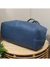 Coach 100% Leather Solid Blue Leather Shoulder Bag One size - photo 6