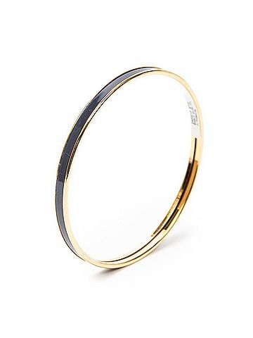 Hermes Leather Goods Enamel Bangle TPM (view 1)