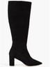 Stuart Weitzman 100% Suede Black Boots Size 8 1/2 - photo 4