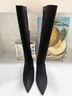 Stuart Weitzman 100% Suede Black Boots Size 8 1/2 - photo 6