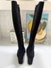 Stuart Weitzman 100% Suede Black Boots Size 8 1/2 - photo 8
