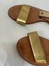 Sol Sana 100% Leather Gold Tan Sandals Size EU 38 - photo 4