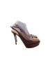 Sergio Rossi 100% Patent Leather Multi Color Heels Size 10 - photo 6