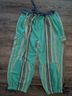 Free People 100% Cotton Stripes Multi Color Cargo Pants Size L - photo 3