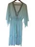 Back From Bali 100% Rayon Solid Blue Teal Active Dress Size XL - photo 7
