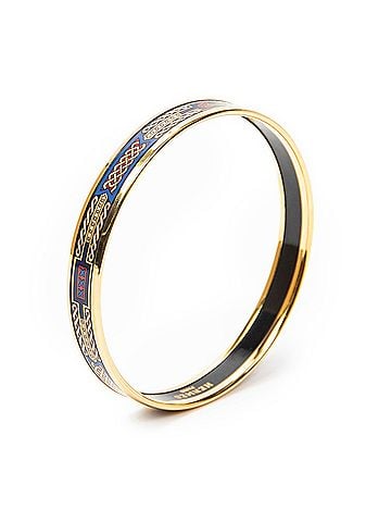 Hermes Leather Goods Enamel Bangle PM (view 1)
