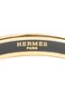 Hermes Leather Goods Black Enamel Bangle PM One size - photo 4