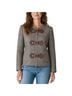 Tory Burch Chevron-herringbone Brown Jacket Size 4 - photo 9