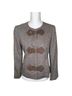Tory Burch Chevron-herringbone Brown Jacket Size 4 - photo 1