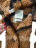 Stoosh Plaid Brown Black White Coat Size L - photo 1