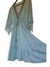 Back From Bali 100% Rayon Solid Blue Teal Active Dress Size XL - photo 1