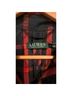 Ralph Lauren 100% Polyester Plaid Red Blue Trenchcoat Size S - photo 3