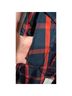 Ralph Lauren 100% Polyester Plaid Red Blue Trenchcoat Size S - photo 6