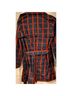 Ralph Lauren 100% Polyester Plaid Red Blue Trenchcoat Size S - photo 10