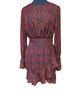 Lulus 100% Polyester Floral Red Black Casual Dress Size M - photo 1