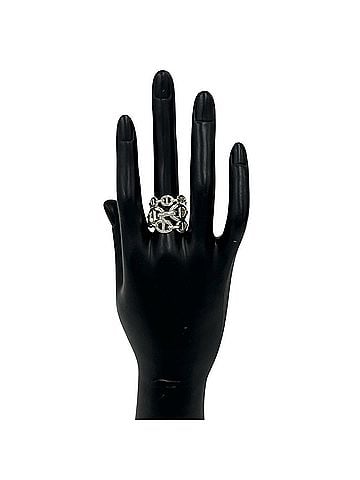 Hermès HERMES Hermes Enchainée GM Ring, Sterling Silver 925, Accessory, 10038 (view 2)