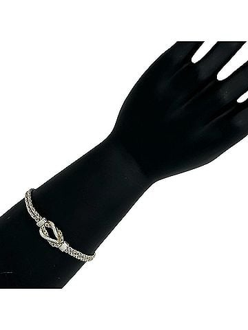 Tiffany & Co. TIFFANY&amp;Co. Tiffany Vintage Double Rope Center Knot Bracelet, Sterling Silver 925, Accessory, 444-1 (view 2)