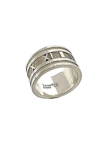 Tiffany & Co. TIFFANY&amp;Co. Tiffany Vintage Atlas Wide Ring, Sterling Silver 925, Accessory, 03101 (view 1)
