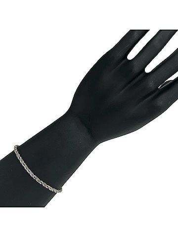 Tiffany & Co. TIFFANY&amp;Co. Tiffany Twist Rope Bracelet, Sterling Silver 925, 18K Yellow Gold, Accessory, 92945 (view 2)