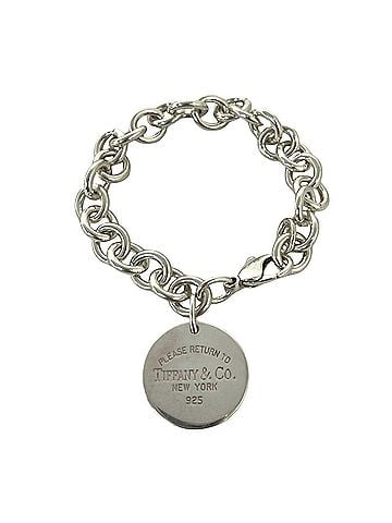 Tiffany & Co. TIFFANY&amp;Co. Tiffany Vintage Return to Round Tag Bracelet, Sterling Silver 925, Accessory, 30933 (view 1)
