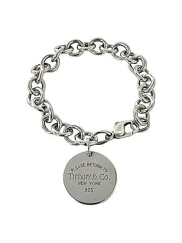 Tiffany & Co. TIFFANY&amp;Co. Tiffany Vintage Return to Round Tag Bracelet, Sterling Silver 925, 58007 (view 1)