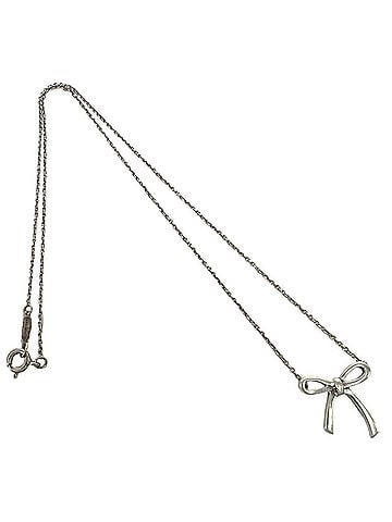 Tiffany & Co. TIFFANY&amp;Co. Tiffany Vintage Bow Necklace, Sterling Silver 925 Pendant Choker, Accessory, 167-3 (view 1)