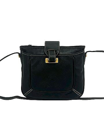 Loewe LOEWE Vintage Anagram Logo Leather Shoulder Bag Mini Tote Sacoche Black 57946 (view 1)