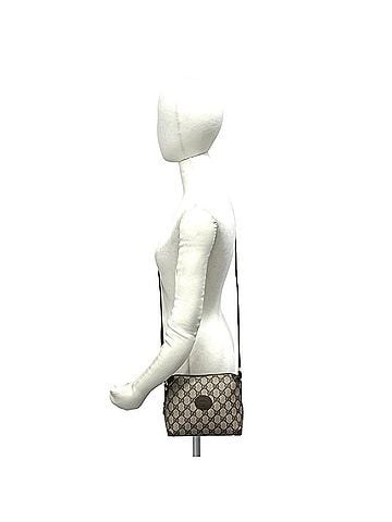 Gucci GUCCI Vintage GG Pattern Leather Mini Shoulder Bag/Sacoche (Brown) 02418 (view 2)