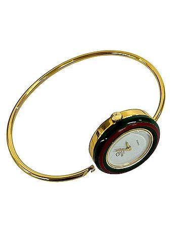 Gucci GUCCI Vintage Changeable Bezel Sherry Line GP Quartz Wristwatch Gold 32094 (view 1)