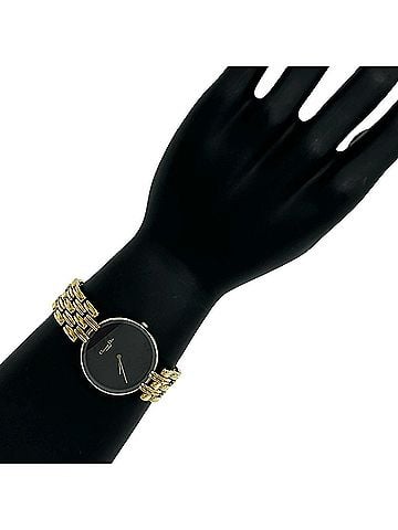 Christian Dior Christian Dior Vintage Baghira GP Quartz Watch Gold Black 38257 (view 2)