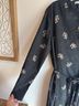 Vince. 100% Polyester Floral Black Casual Dress Size M - photo 12