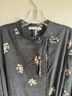 Vince. 100% Polyester Floral Black Casual Dress Size M - photo 5