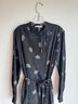 Vince. 100% Polyester Floral Black Casual Dress Size M - photo 4