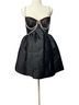Self-Portrait 100% Polyester 68% Polyester 17% Cotton 15% Viscose Black Cocktail Dress Size 8 - photo 1