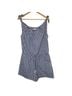 Tory Burch 100% Cotton Graphic Blue White Romper Size L - photo 1