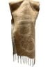 Calvin Klein 100% Polyester Brown Ivory Scarf One size - photo 2