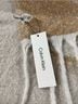 Calvin Klein 100% Polyester Brown Ivory Scarf One size - photo 3
