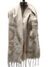 Calvin Klein 100% Polyester Brown Ivory Scarf One size - photo 1