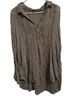 FP One Stripes White Gray Long Sleeve Button-Down Shirt Size M - photo 1