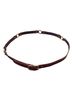 Linea Pelle 100% Leather Brown Belt Size S - photo 2
