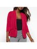 Skies Are Blue 49% Modal 45% Polyester 6% Spandex 100% Polyester Red Blazer Size XS - photo 7