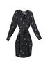 Vince. 100% Polyester Floral Black Casual Dress Size L - photo 2
