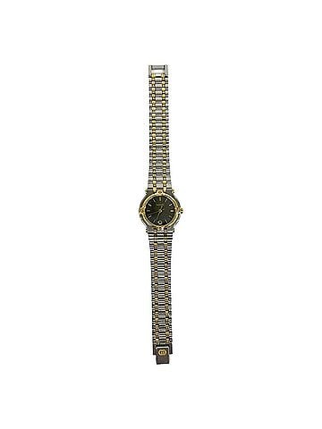 Gucci GUCCI 9000L Logo Engraved Stainless Steel Quartz Wristwatch, Silver, 26018 (view 1)